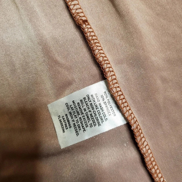 Leith Pink Velvet Long Sleeve Wrap Dress - Picture 5 of 5